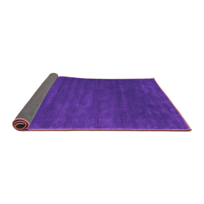 Sideview of Abstract Purple Contemporary Rug, con175pur