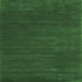 Serging Thickness of Abstract Green Contemporary Rug, con175grn