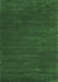 Serging Thickness of Machine Washable Abstract Green Contemporary Area Rugs, wshcon175grn