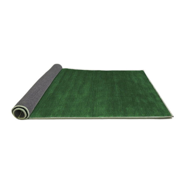 Sideview of Abstract Emerald Green Contemporary Rug, con175emgrn