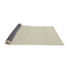 Thickness of Contemporary Tan Brown Solid Rug, con176