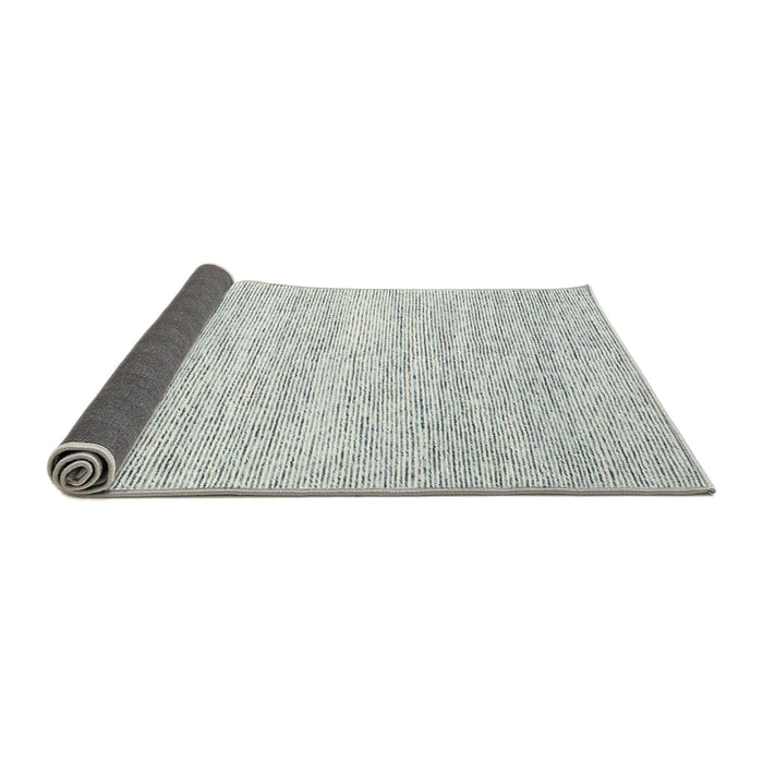 Thickness of Contemporary Dark Gray Modern Rug, con1760