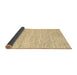 Sideview of Abstract Brown Contemporary Rug, con1760brn