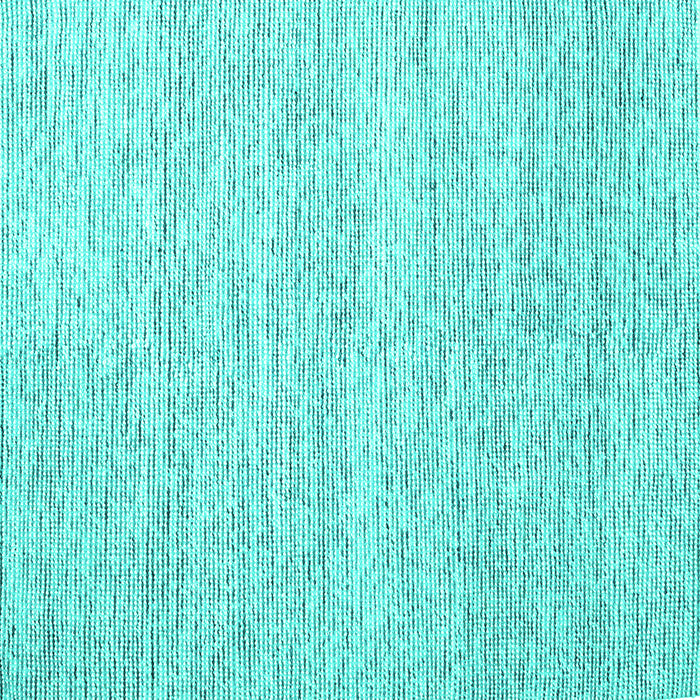 Square Machine Washable Abstract Turquoise Contemporary Area Rugs, wshcon1760turq