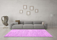 Machine Washable Abstract Pink Contemporary Rug, wshcon1760pnk