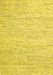 Abstract Yellow Contemporary Rug, con1760yw