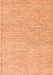 Abstract Orange Contemporary Rug, con1761org