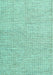 Machine Washable Abstract Turquoise Contemporary Area Rugs, wshcon1761turq