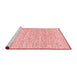 Contemporary Red Washable Rugs