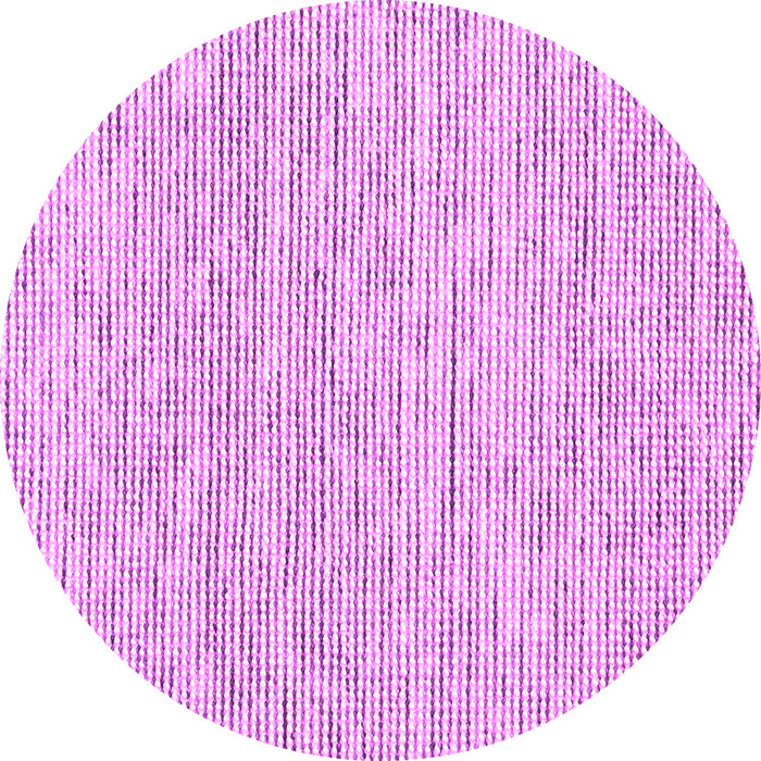 Round Abstract Pink Contemporary Rug, con1762pnk