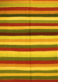 Southwestern Yellow Country Rug, con1763yw