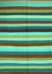 Southwestern Turquoise Country Rug, con1763turq