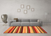 Machine Washable Southwestern Orange Country Rug, wshcon1763org