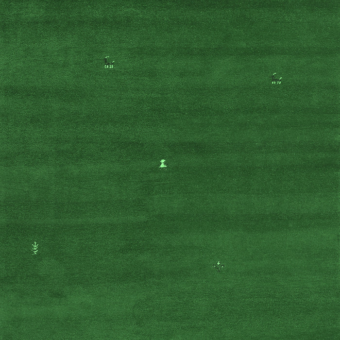 Machine Washable Abstract Emerald Green Contemporary Area Rugs, wshcon1764emgrn