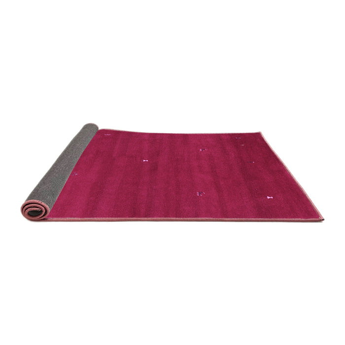 Sideview of Abstract Purple Contemporary Rug, con1764pur