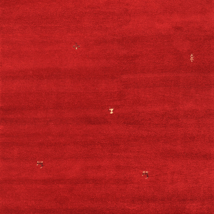 Abstract Orange Contemporary Rug, con1764org