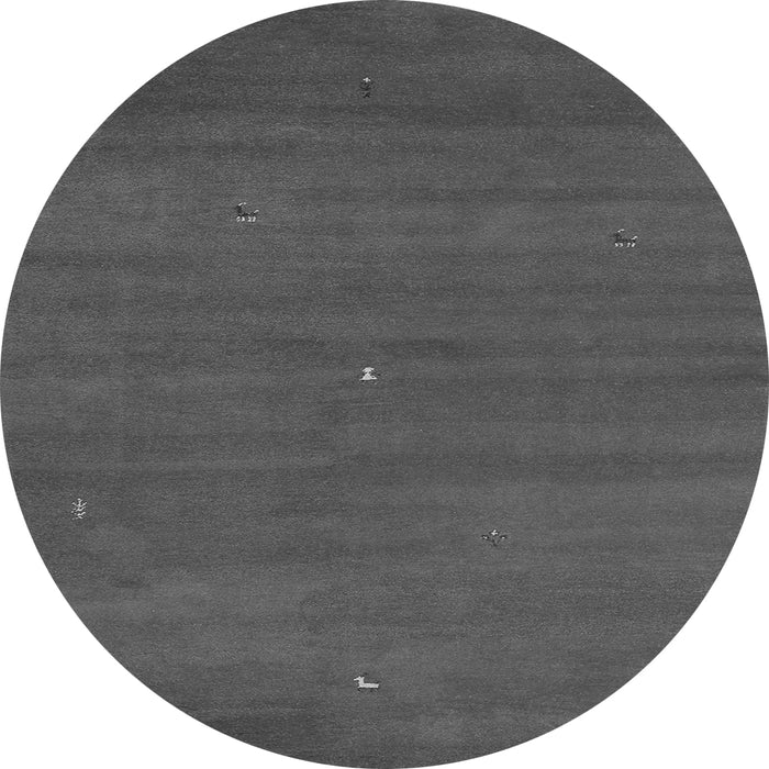 Square Abstract Gray Contemporary Rug, con1764gry