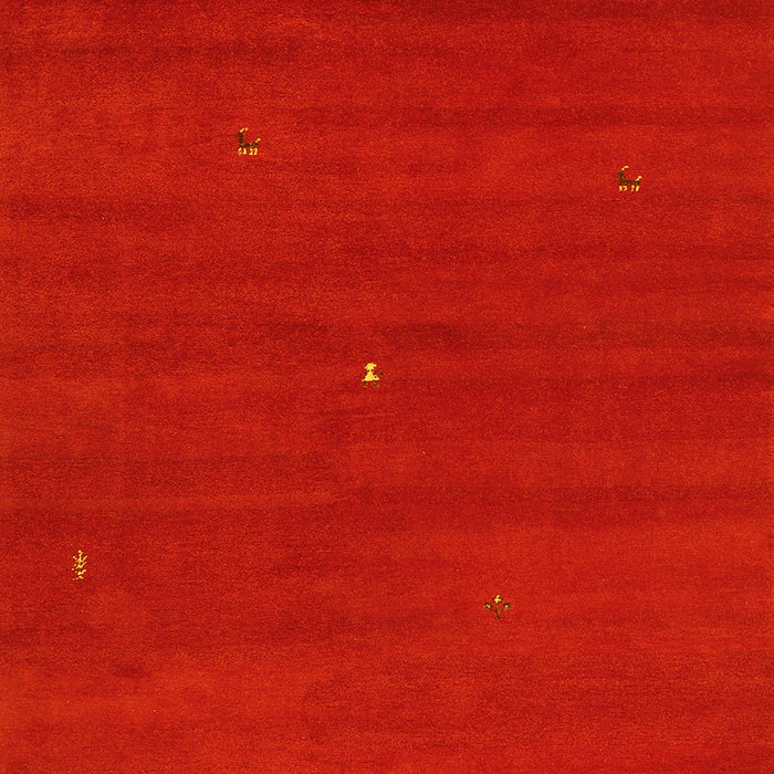 Abstract Yellow Contemporary Rug, con1764yw