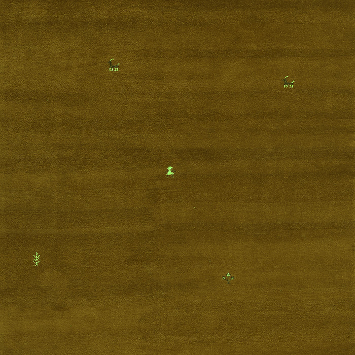 Serging Thickness of Machine Washable Abstract Green Contemporary Area Rugs, wshcon1764grn