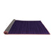 Sideview of Abstract Purple Contemporary Rug, con1765pur