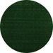 Square Abstract Green Contemporary Rug, con1765grn