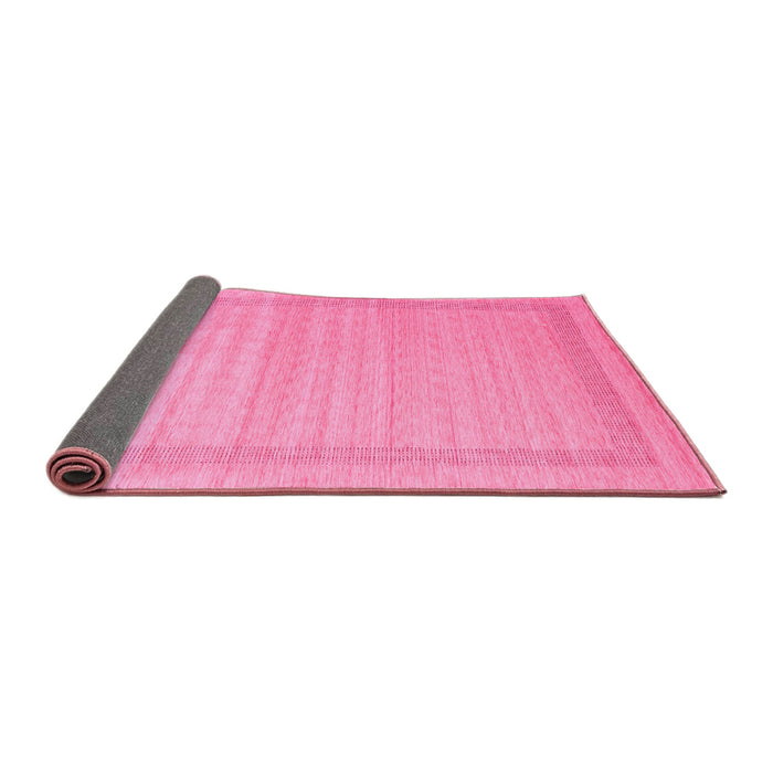 Sideview of Abstract Pink Contemporary Rug, con1766pnk