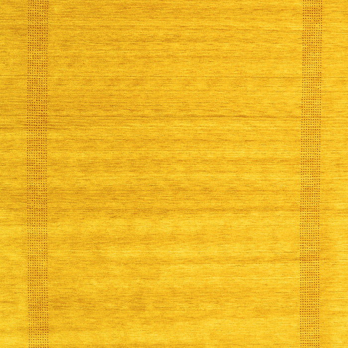 Abstract Yellow Contemporary Rug, con1766yw