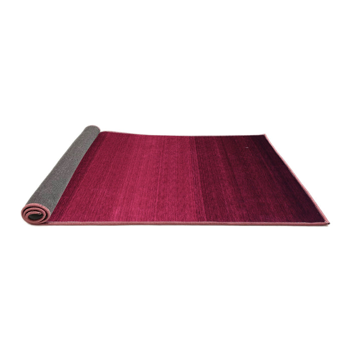 Sideview of Abstract Purple Contemporary Rug, con1767pur
