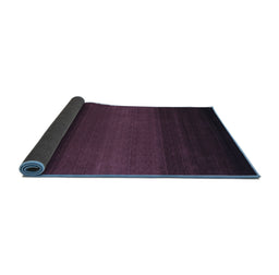 Sideview of Abstract Blue Contemporary Rug, con1767blu