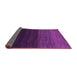 Sideview of Abstract Pink Contemporary Rug, con1768pnk