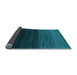 Sideview of Abstract Light Blue Contemporary Rug, con1768lblu