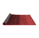 Abstract Red Contemporary Area Rugs