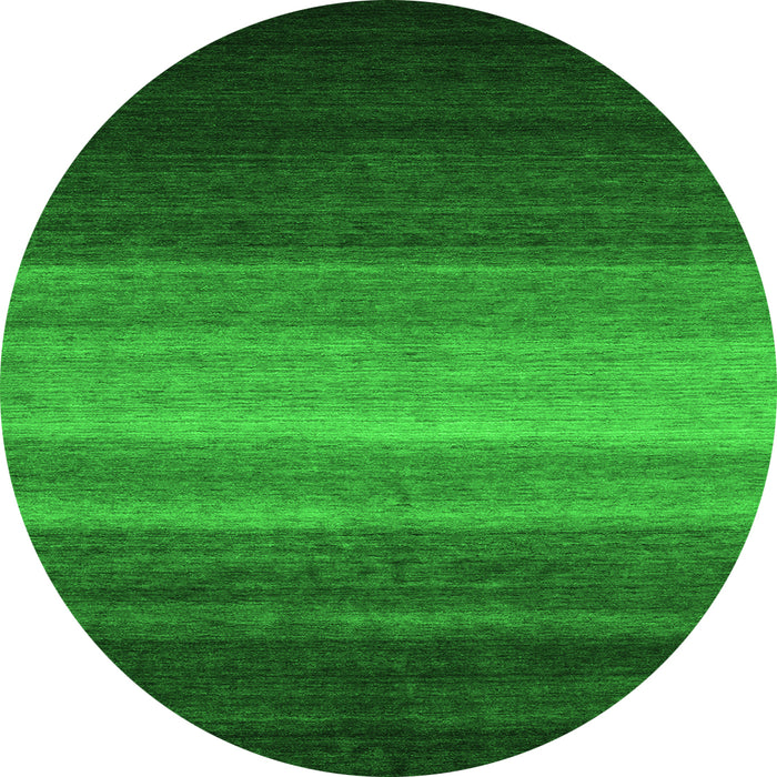 Machine Washable Abstract Green Contemporary Area Rugs, wshcon1769grn