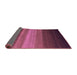 Sideview of Abstract Pink Contemporary Rug, con1769pnk