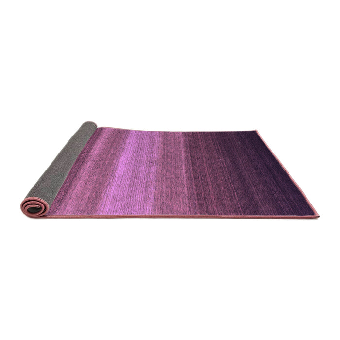 Sideview of Abstract Purple Contemporary Rug, con1769pur