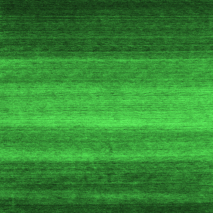 Serging Thickness of Machine Washable Abstract Green Contemporary Area Rugs, wshcon1769grn