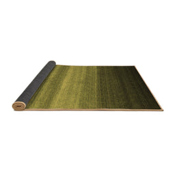 Sideview of Abstract Brown Contemporary Rug, con1769brn