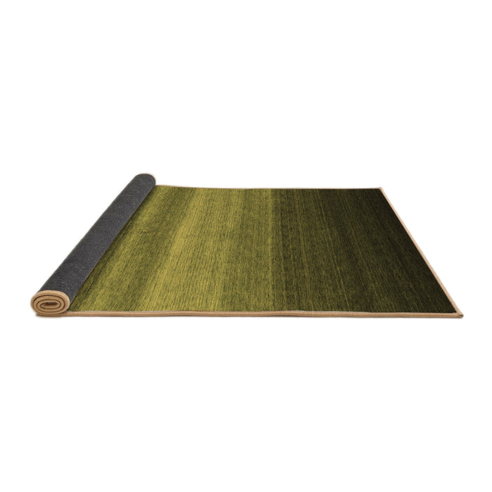 Sideview of Abstract Brown Contemporary Rug, con1769brn