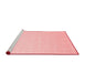 Modern Red Washable Rugs