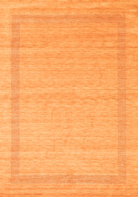 Abstract Orange Contemporary Rug, con1770org