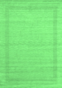 Abstract Emerald Green Contemporary Rug, con1770emgrn