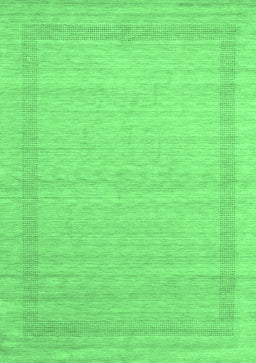 Abstract Emerald Green Contemporary Rug, con1770emgrn