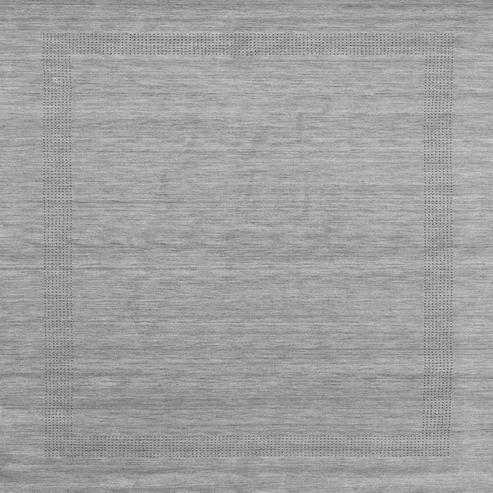 Round Machine Washable Abstract Gray Contemporary Rug, wshcon1770gry