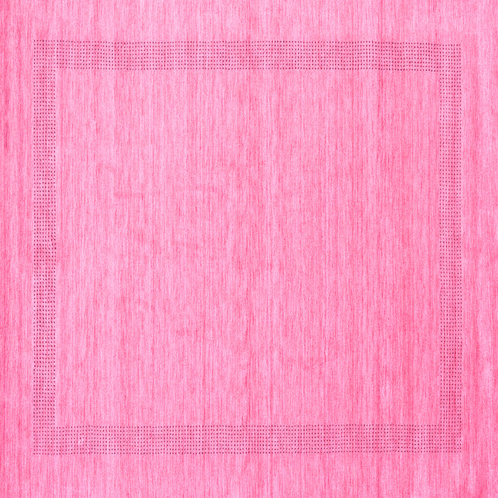 Square Abstract Pink Contemporary Rug, con1770pnk