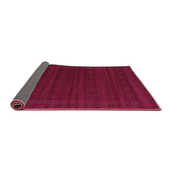 Sideview of Abstract Purple Contemporary Rug, con1771pur