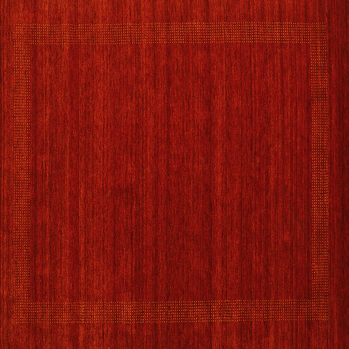 Square Abstract Yellow Contemporary Rug, con1771yw