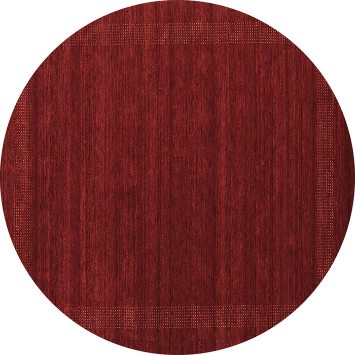 Round Machine Washable Abstract Brown Contemporary Rug, wshcon1771brn