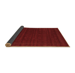 Sideview of Abstract Brown Contemporary Rug, con1771brn