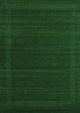 Abstract Emerald Green Contemporary Rug, con1771emgrn