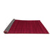 Sideview of Abstract Pink Contemporary Rug, con1771pnk